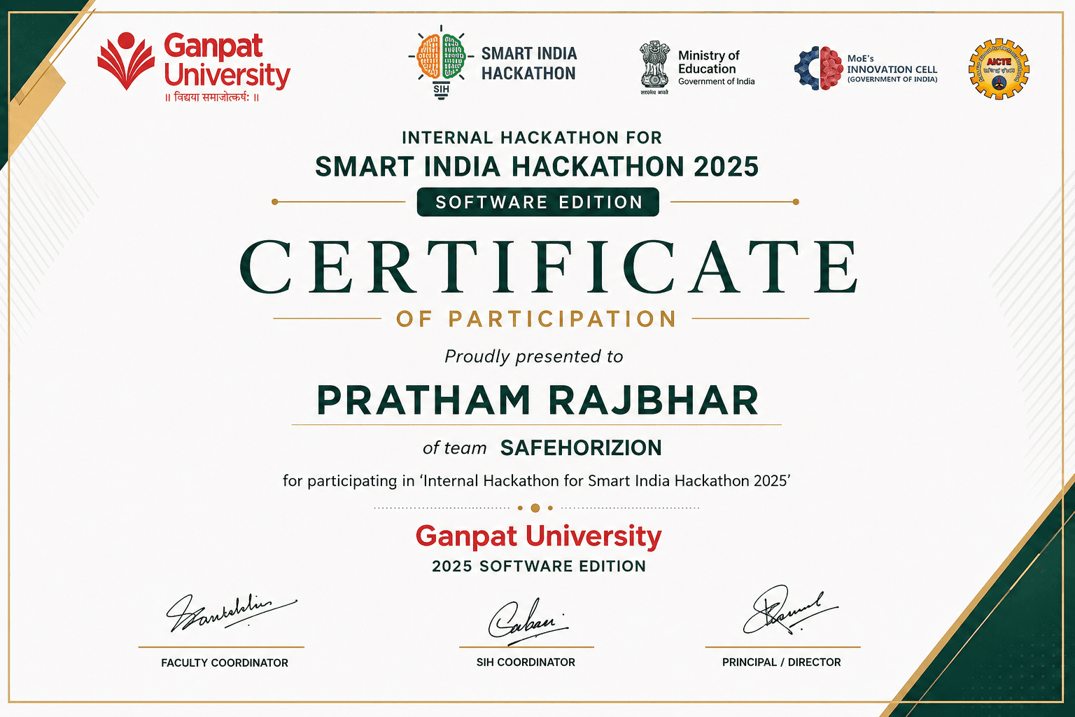 Smart India Hackathon