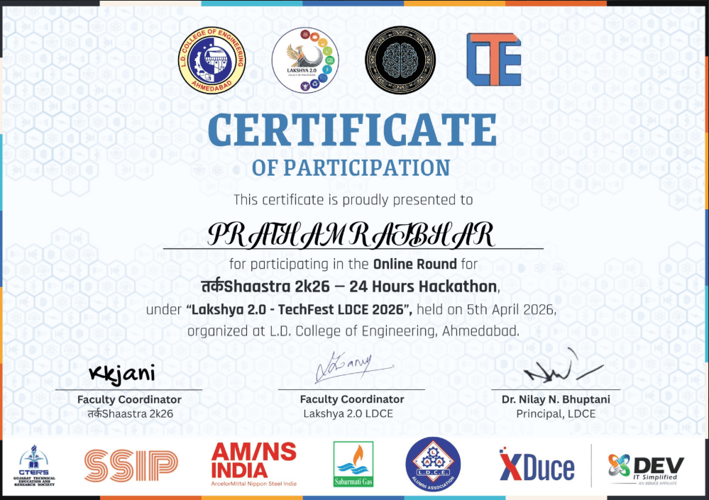 Lakshya 2.0 TechFest LDCE 2026