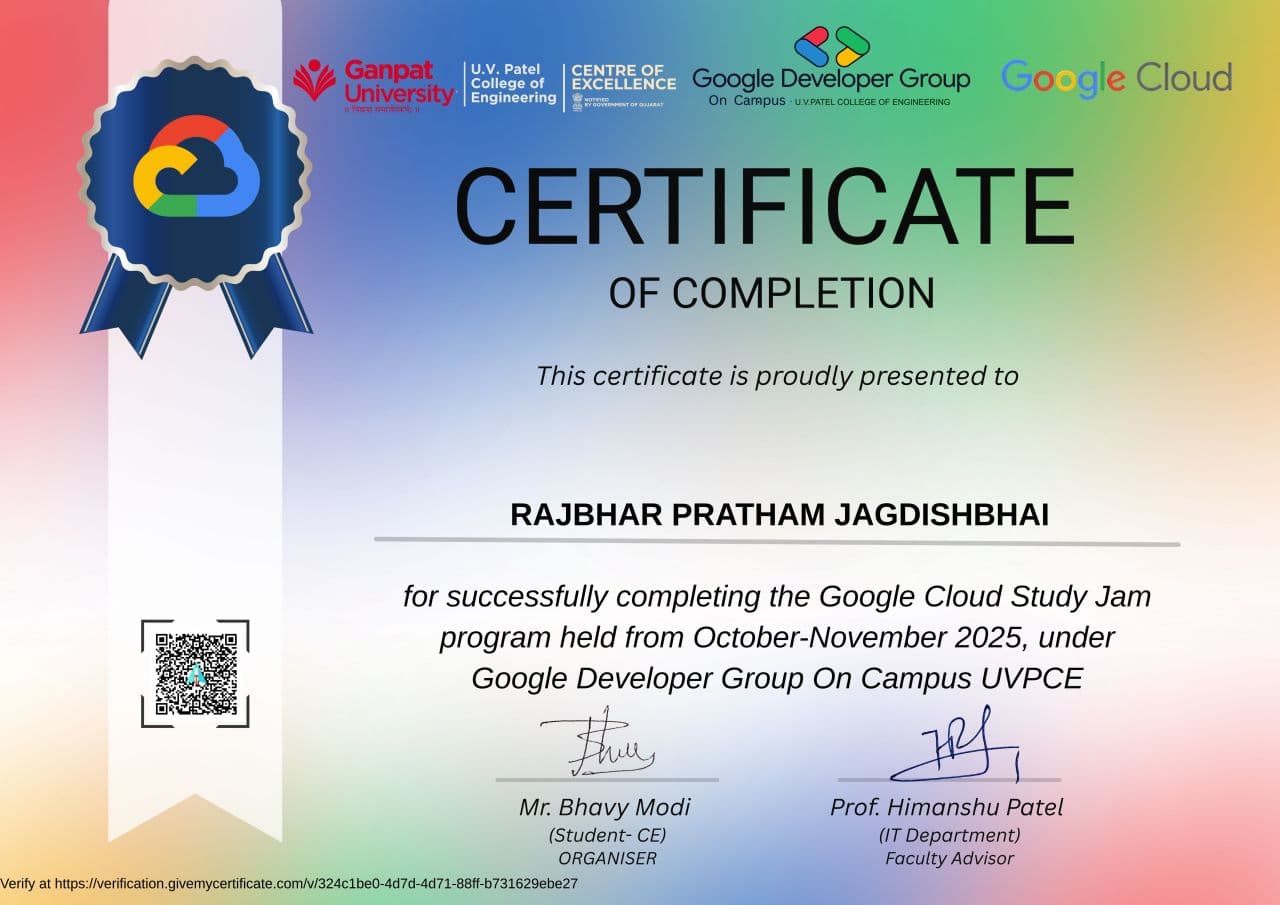 Google Cloud Study Jam